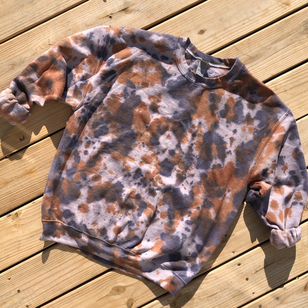 Handmade tie dye sweatshirt
